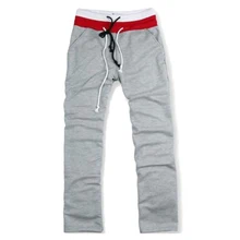 SZ LGFM Men Sweat font b Pants b font Dance Baggy Jogging Trousers Gray S