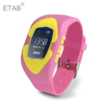 Etab GW001 GSM SIM Card New Russian En Spanish Smart Pedometer Wrist Track Dial Answer Phone Call Kids Safety Global GPS Watch