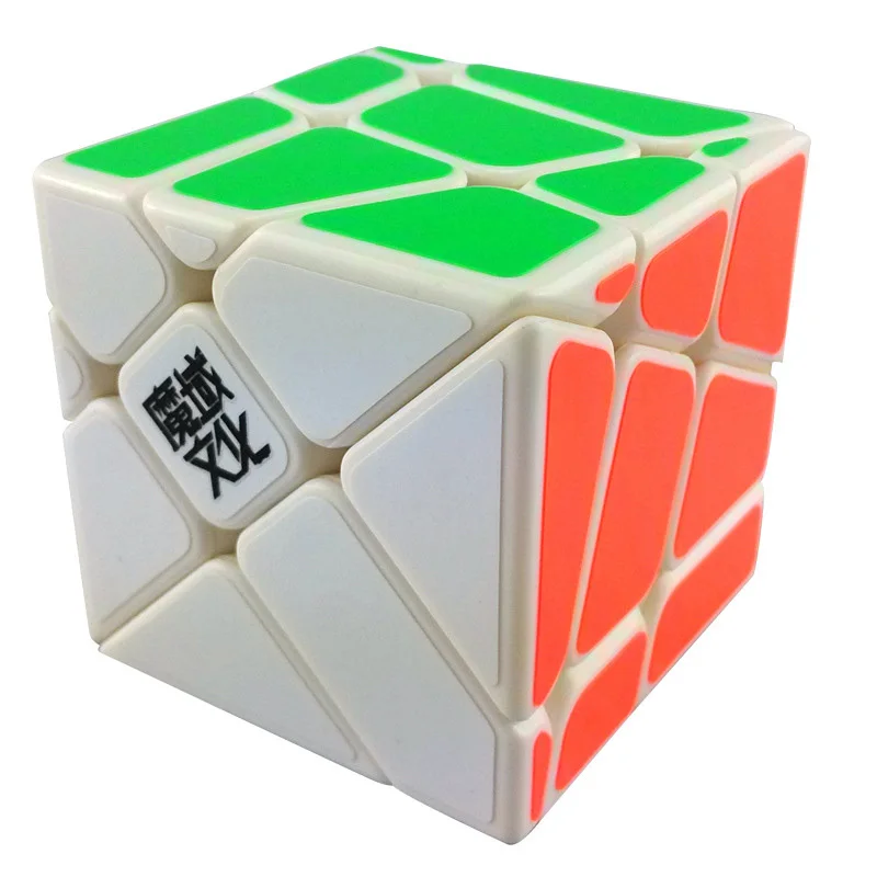 YJ Moyu Сумасшедший Фишер Cube 57 мм Скорость 3x3x3 Magic Cube Развивающие твист Puzzle игрушки