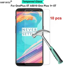 10 шт./партия для OnePlus 5 T A5010 One Plus 1+ 5 T 9 H твердость 2.5D ультратонкая закаленная Защитная пленка для экрана