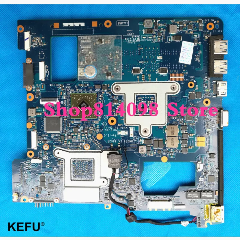 KEFU для samsung NP355C4C NP355V5C Материнская плата ноутбука HD7670 2 Гб LA-8863P BA59-03568A BA59-03402A тестирование