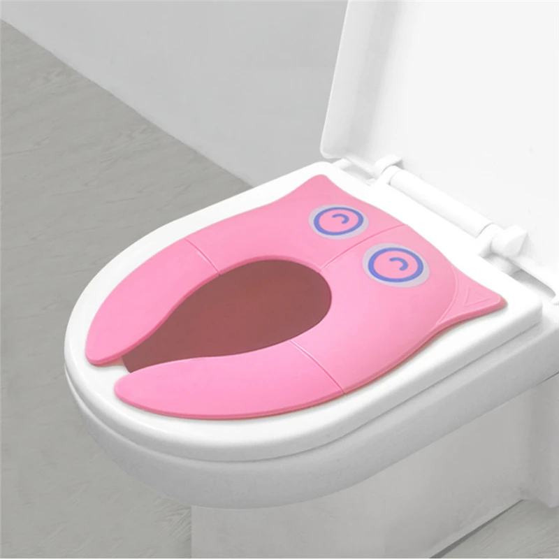 

2019 Good Baby Travel Folding Potty Seat Toddler Portable Toilet Training Seat Children Urinal Cushion Children Pot Chair Pad