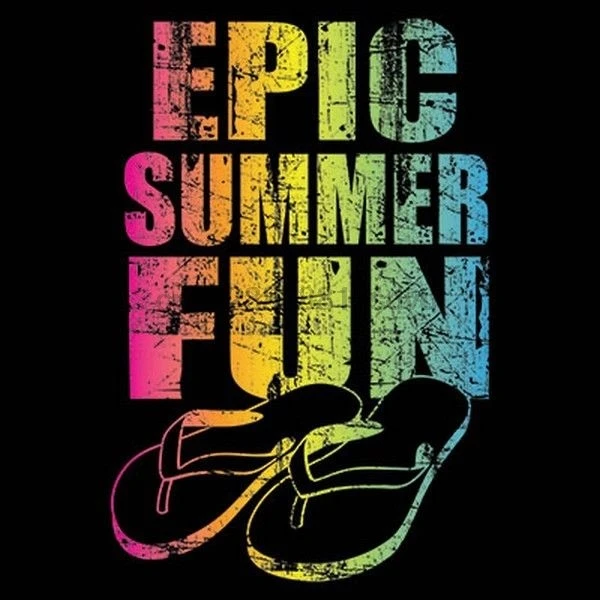 2019 модная летняя мужская футболка Epic Summer Fun Neon Tee выбор стиля &amp amp размер до 3XL