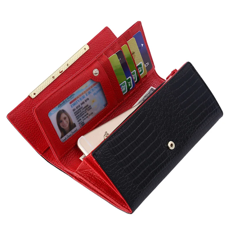 Luxury Women Wallets Patent Leather High Quality Designer Brand Wallet Lady Fashion Clutch Casual Women Purses Party