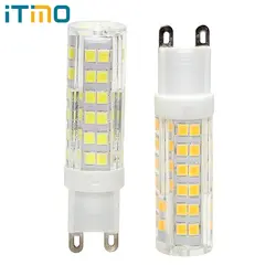 ITimo AC 220 В SMD 2835 G9 светодиодный лампы энергосберегающие люстра светодиодный свет замена без мерцания высокий Яркость белый /теплый белый