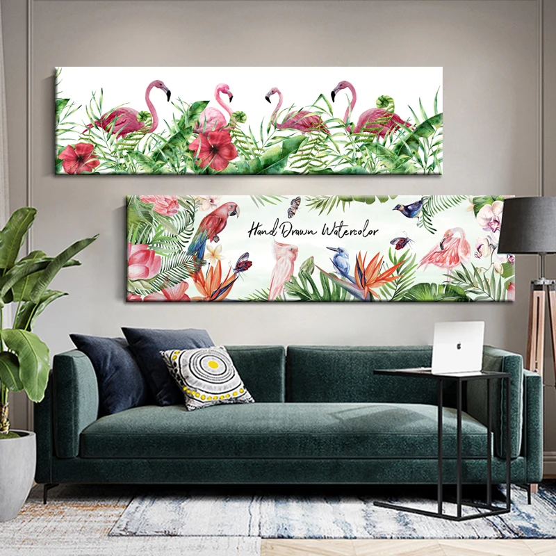 

Art Wall Painting Wall Art Canvas Art Wall Picture Modern Poster Flamingo Print and Poster Decor Print Living Room Painting