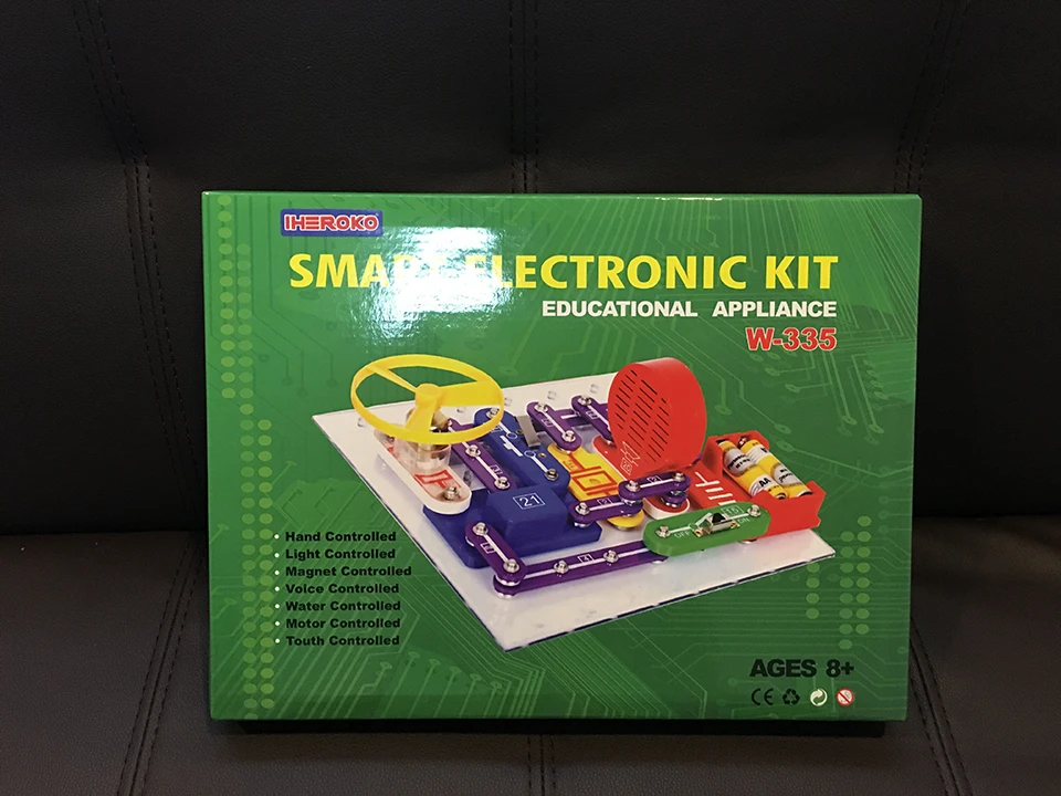 IHEROKO умная электроника, блоки, набор, детские игрушки, сделай сам, набор для обнаружения, умный, научный, обучающий, для учителя, обучающая игрушка, лучший детский подарок