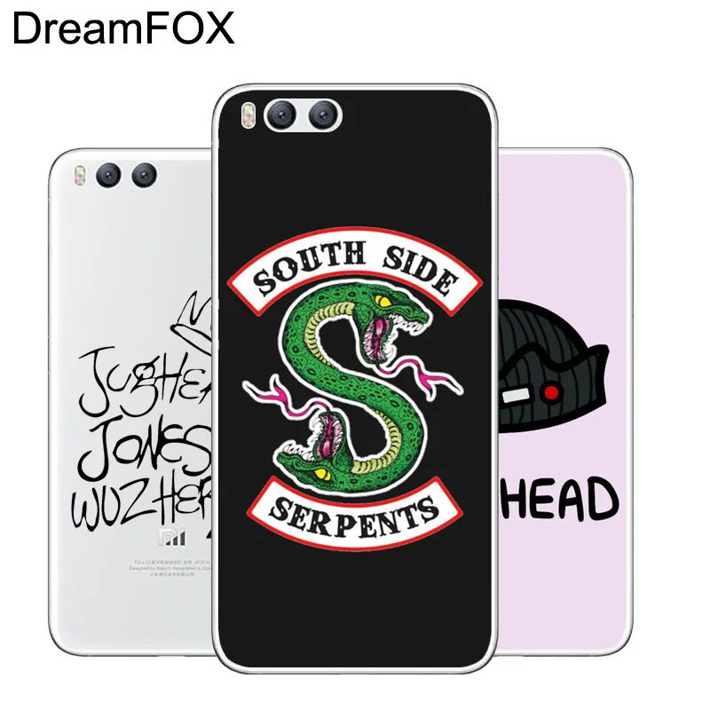 

DREAMFOX L601 Riverdale Soft TPU Silicone Case Cover For Xiaomi Mi Note 2 3 4 5 6 8 SE M5 4C 4S 5C 5S 5X 6X A1 Plus