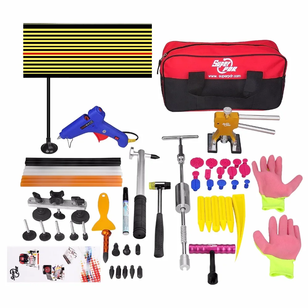 Super PDR Paintless Dent Repair Tools High Quality Car Paintless Dent Removal PDR Tools Hail Damage Repair Set