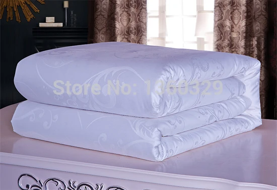 220 240cm 100 Mulberry Silk Blanket Winter Silk Quilt Pink White