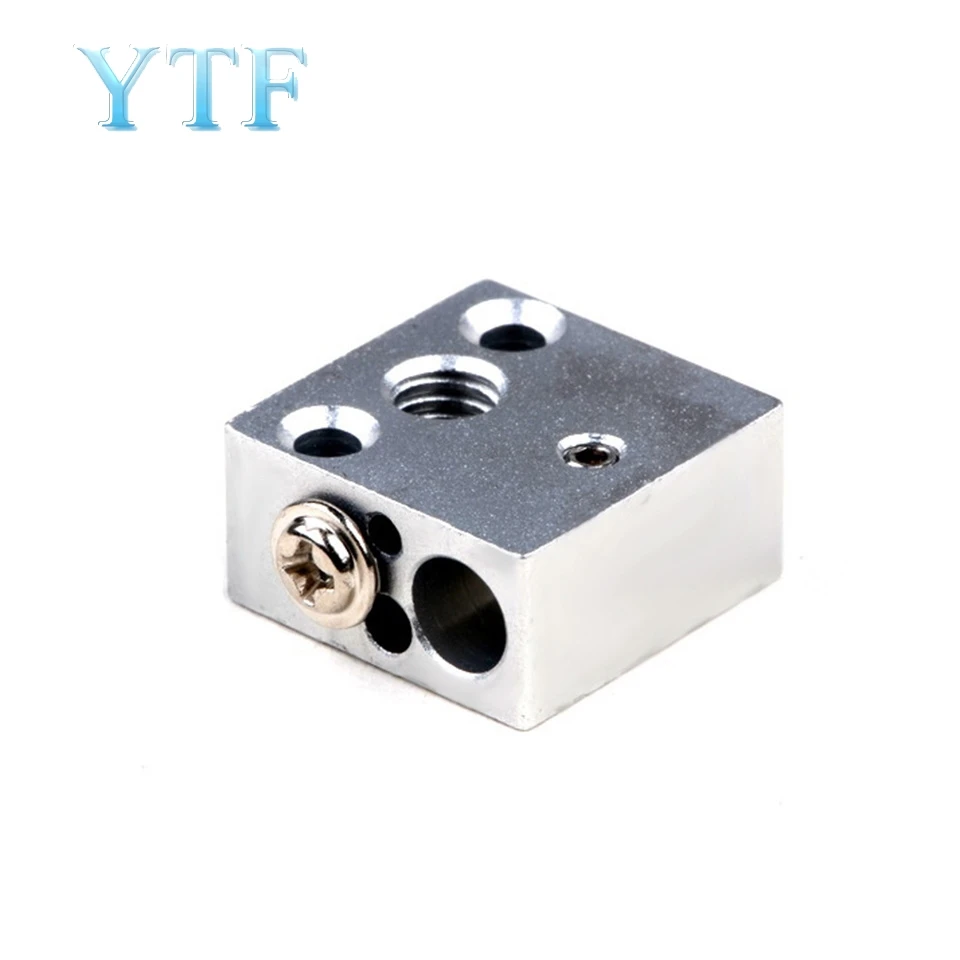 Best 3D printer parts CR 10 Heater Block J head Extruder HotEnd CR10 All Metal Aluminium Print Head 20x20x10 20*20*10mm
