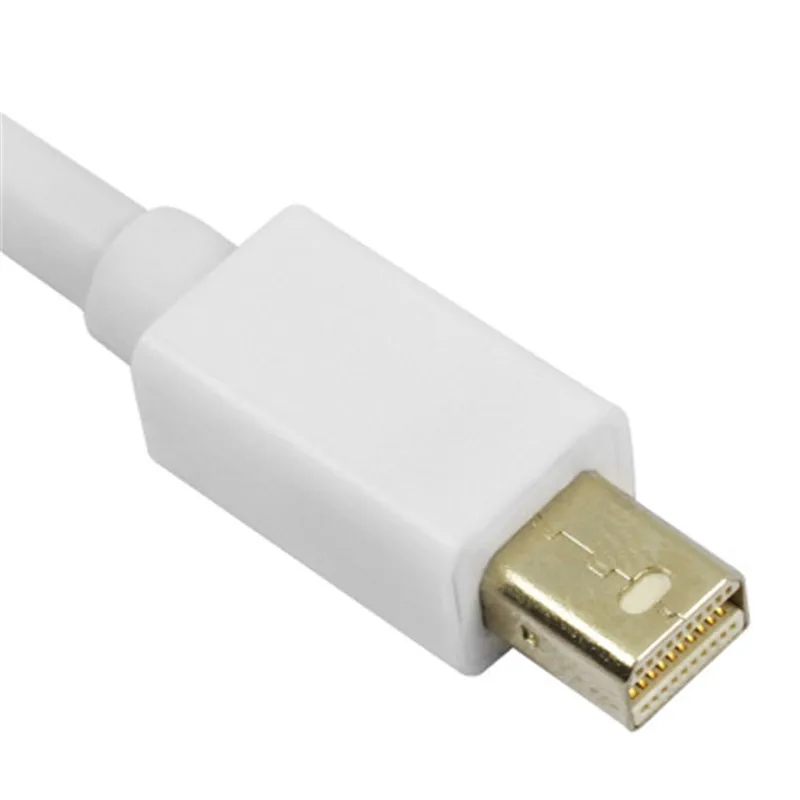 Minidp إلى vgaMini DisplayPort لمحول VGA كابل الذكور إلى الإناث الصاعقة محول للماك بوك العارض pc البسيطة موانئ دبي إلى HDMI