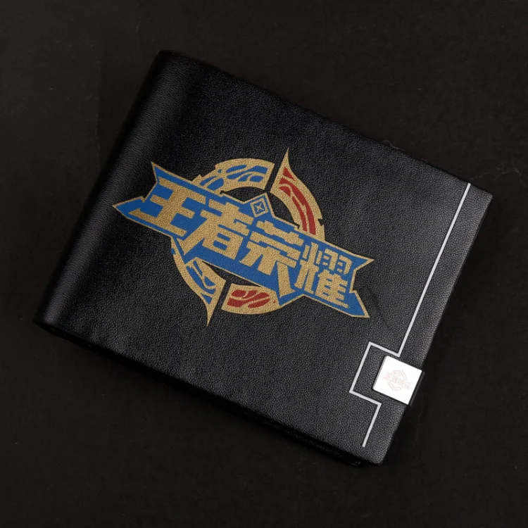 Мультяшный черный кожаный бумажник мужской кошелек для кредитных карт Overwatch dota2 игровые кошельки Кошелек для денег carteiras Рождественский подарок - Цвет: ympg10