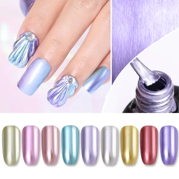 

UR SUGAR 7.5ml Metallic Mirror Gel Polish Metal Color Nail Gel Soak off UV Gel Polish Nail Art Varnish Lacquers