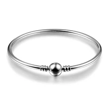 Аутентичные 925 застежка из стерлингового серебра украшения-браслеты