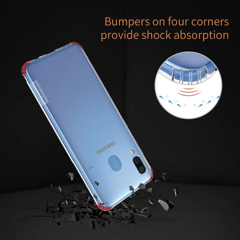 For Samsung Galaxy A30 Case 2019 Nillkin Nature Transparent Clear Soft silicon TPU Protector cover For Samsung A50 Case 6.4'' For Samsung Galaxy A30 Case 2019 Nillkin Nature Transparent Clear Soft silicon TPU Protector cover For Samsung A50 Case 6.4''