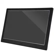 Porta Retrato Digital Marco Digital 12" Hd Tft Led Aluminium Alloy Digital Photo Frame Alarm Clock Mp3/4 Movie Player(Silver