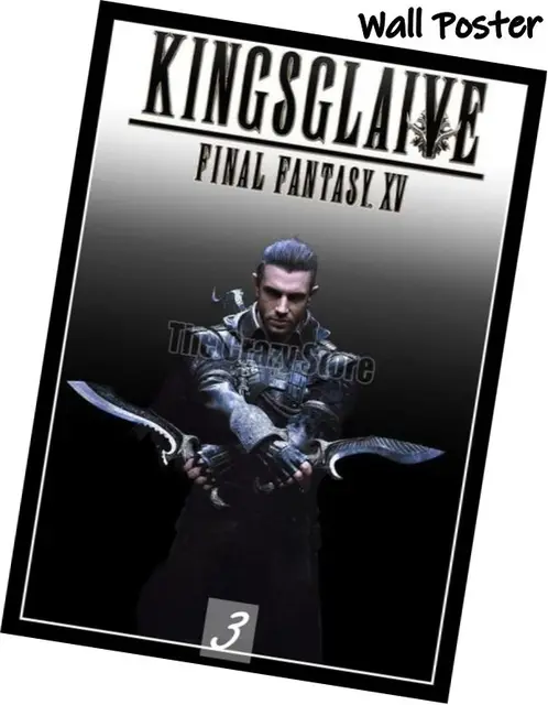 Kingsglaive Final Fantasy Xv Movie White Kraft Paper Painting Art