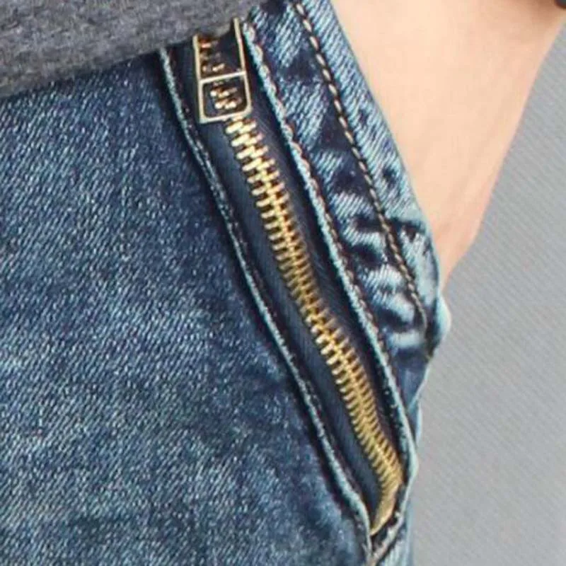 Hip Hop Longgar Jeans Pria Ukuran Besar 