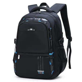 NEW Children Orthopedics School Bags Kids Backpack In Primary Schoolbag For Teenager Boys Waterproof Backpacks Book Bag mochila 1