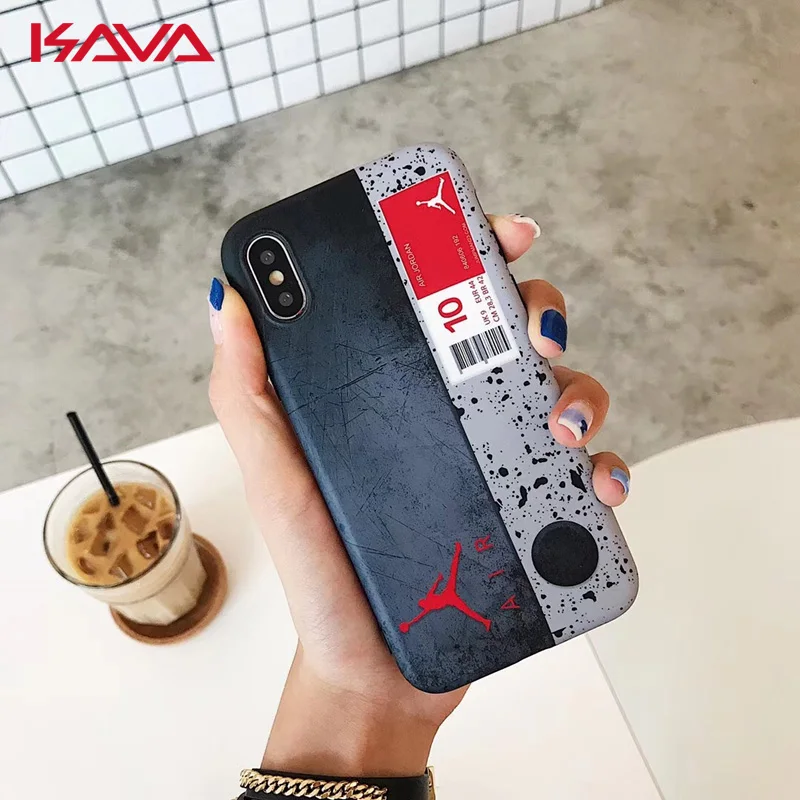 

New Silicone Case for Coque iPhone X 10 iPhoneX Michael Jordan Air 23 Basketball Cover for iPhone 6 6s 7 8 Plus i6 i7 funda
