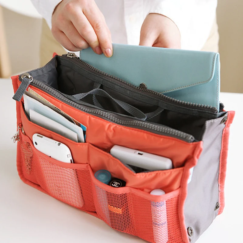 

The Cosmetic Storage Bag Makeup Case Women Make Up Bath Organizer Multi-function Double Zipper Bag Thickening Wash Storage Bag