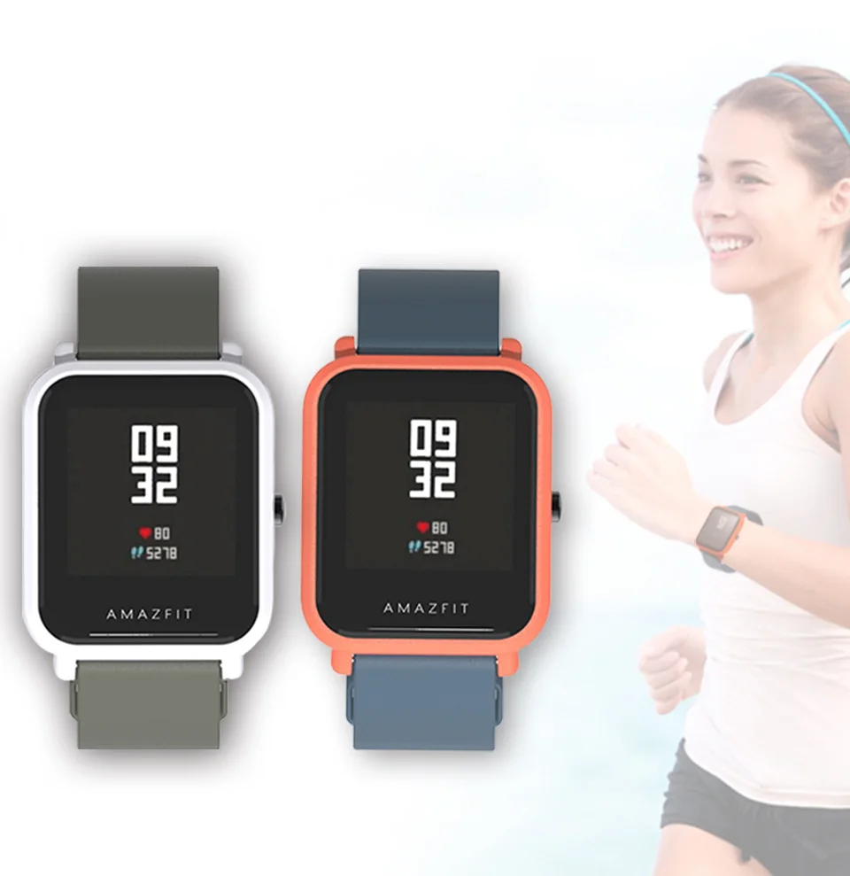 20 мм силиконовый ремешок защитный чехол для Xiaomi Huami Amazfit Bip BIT Lite спортивный ремешок аксессуары защитный браслет