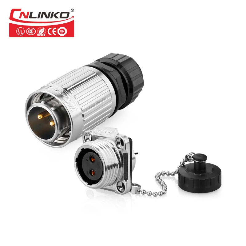 Cnlinko M20 Din быстрое подключение проводки штекер и гнездо IP67 2 контактный