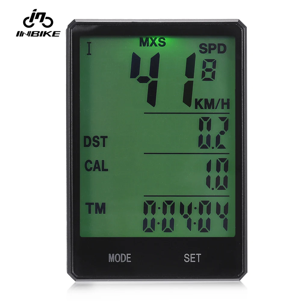 

INBIKE CX - 9 2.8 Inch Bike Wireless Computer Night Light Bicycle Speed Meter Bicycle Computer