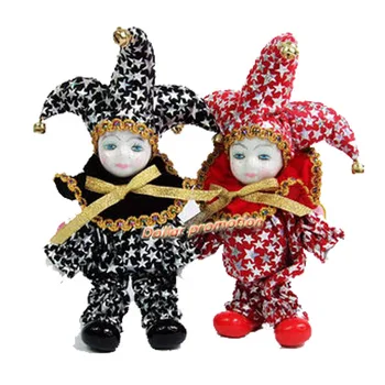 

Free shipping Porcelain Hanging Foot Mini Victorian Porcelain Dolls Itanlian Triangel Doll