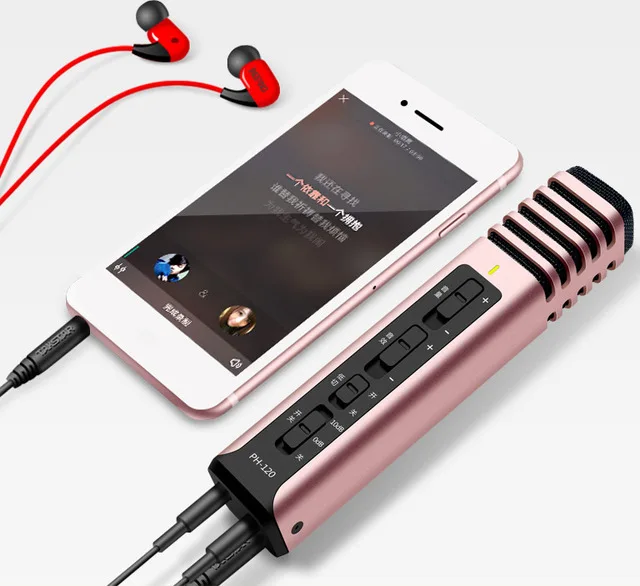 

Takstar PH-120 external microphone customized for smartphone and tablet PC use for Mobile phone/tablet PC karaoke