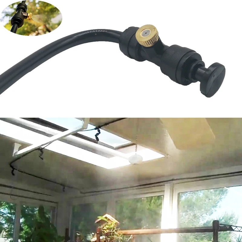 

Reptile Rain Forest Aquarium Rainmaker Fogger Humidity Manual Mist System