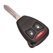 3 Button Remote Key Fob Shell Case Cover For Chrysler /Dodge /Caliber /Jeep /Patriot