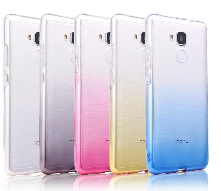 Модный мягкий ТПУ градиентный цветной чехол накладка для Huawei Nova 4 Y7 Prime 2019 Pro P20