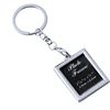 photo keychain 7 designs Mini Creative Metal Alloy Heart Square Round Oval Insert Photo Picture Frame Keyring llaveros Keychain ► Photo 1/6