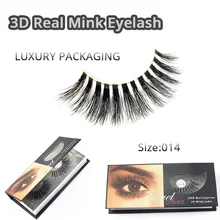 Премиум норковые ресницы ручной работы накладные ресницы для макияжа 1 шт./партия M-014