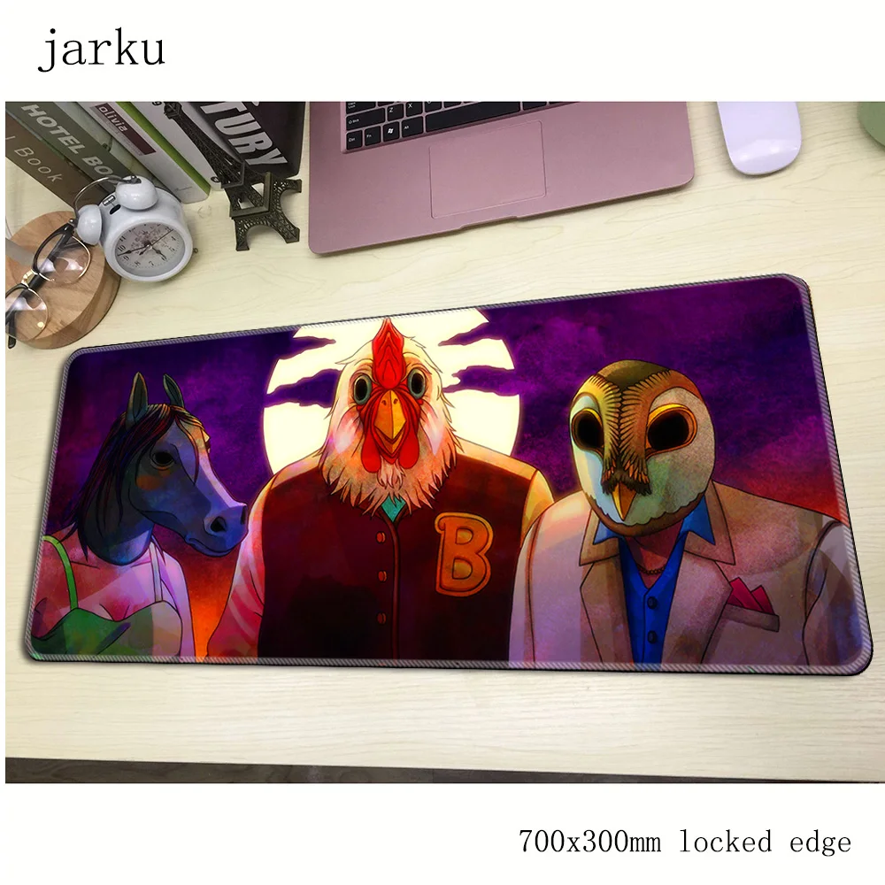 

Hotline Miami pad mouse computador gamer mause pad 700x300X2MM padmouse big High-end mousepad ergonomic gadget office desk mats