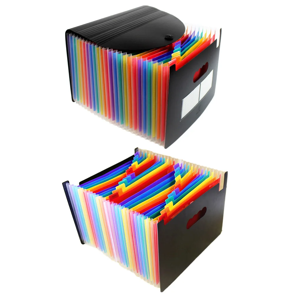 Папка для документов с 12/13/24 отделениями папки в деловом стиле Rainbow классификации