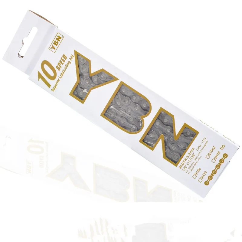 

YBN Road Bicycle Chain 1/2"*11/128"*116L 10 Speed Mtb Bike Chain With Chain Missing Link For SHIMANO and SRAM Bike Parts
