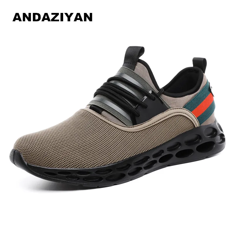 

High elastic rubber anti-slip openwork men shoes