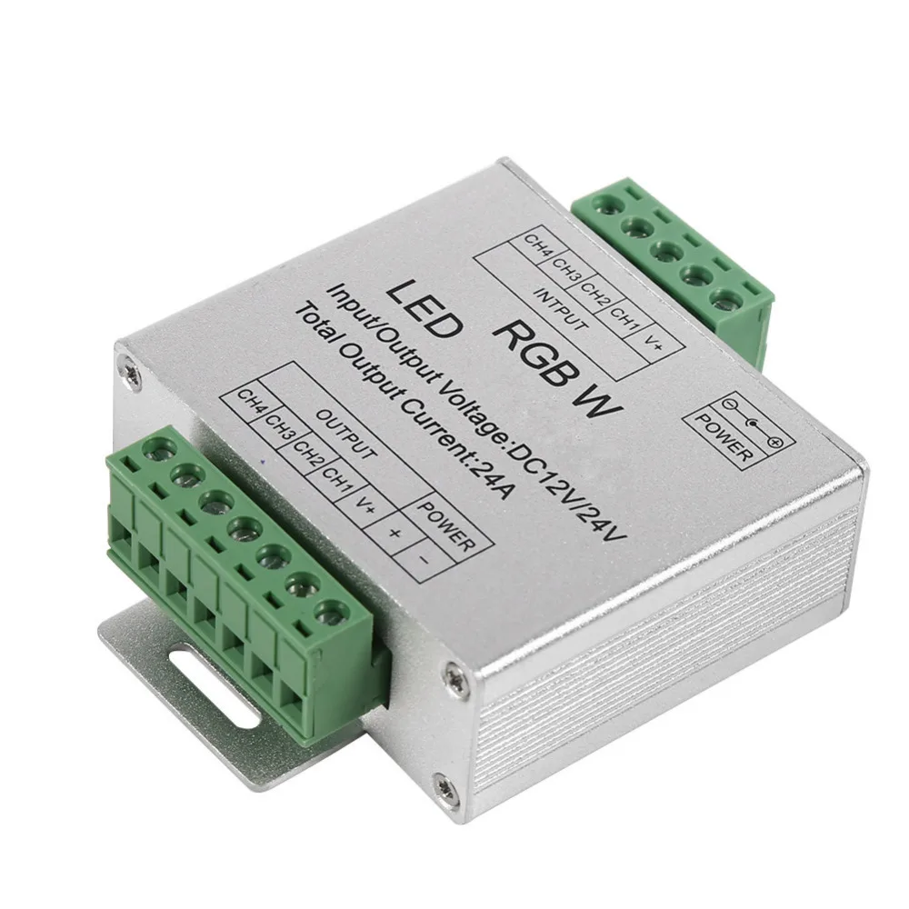 DC12 24V LED Controller 24A 4 Channel Output LED RGBW