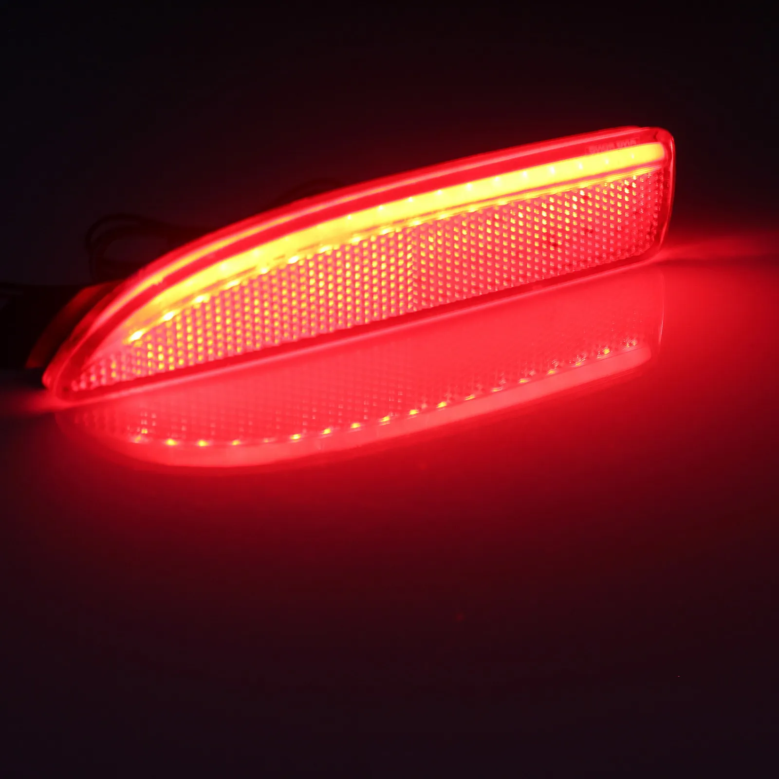 ANGRONG 2x задний бампер отражатель красный крышка объектива Туман Хвост стоп-сигнал светильник лампы для Mazda
