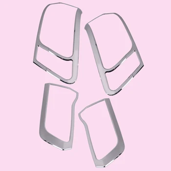 

DWCX ABS Chrome Car Rear Tail Light Lamp Cover Trim Frame Sticker Fit for Jeep Grand Cherokee 2014 2015 2016