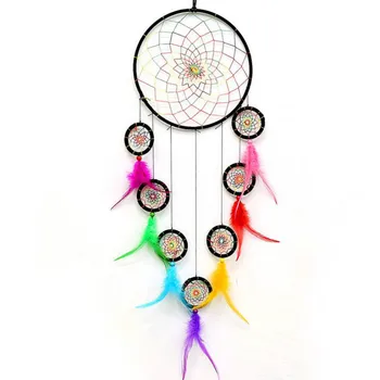 

Bedroom Deco Dream Catcher With Feathers Bedroom Wall Hanging Decoration Wind Chimes 18092502