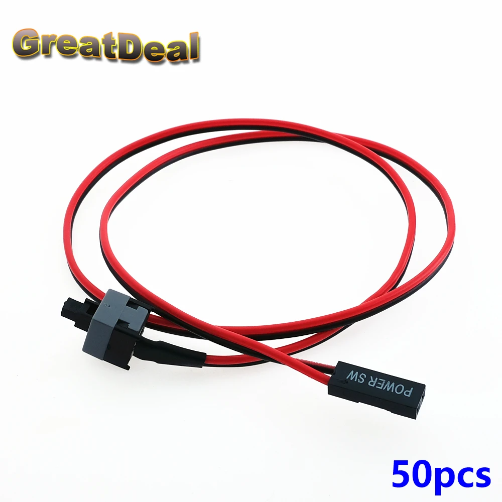 50pcs Host Motherboard Power Cable Adapter Cord Computer