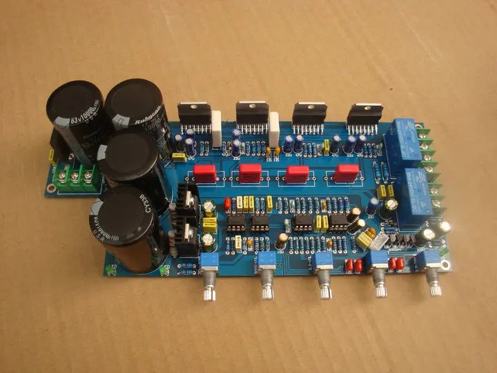 80 Вт * 2 + 160 бас 1 каналов TDA7293 NE5532 Op amp усилитель сабвуфера плата с тоном|Усилители