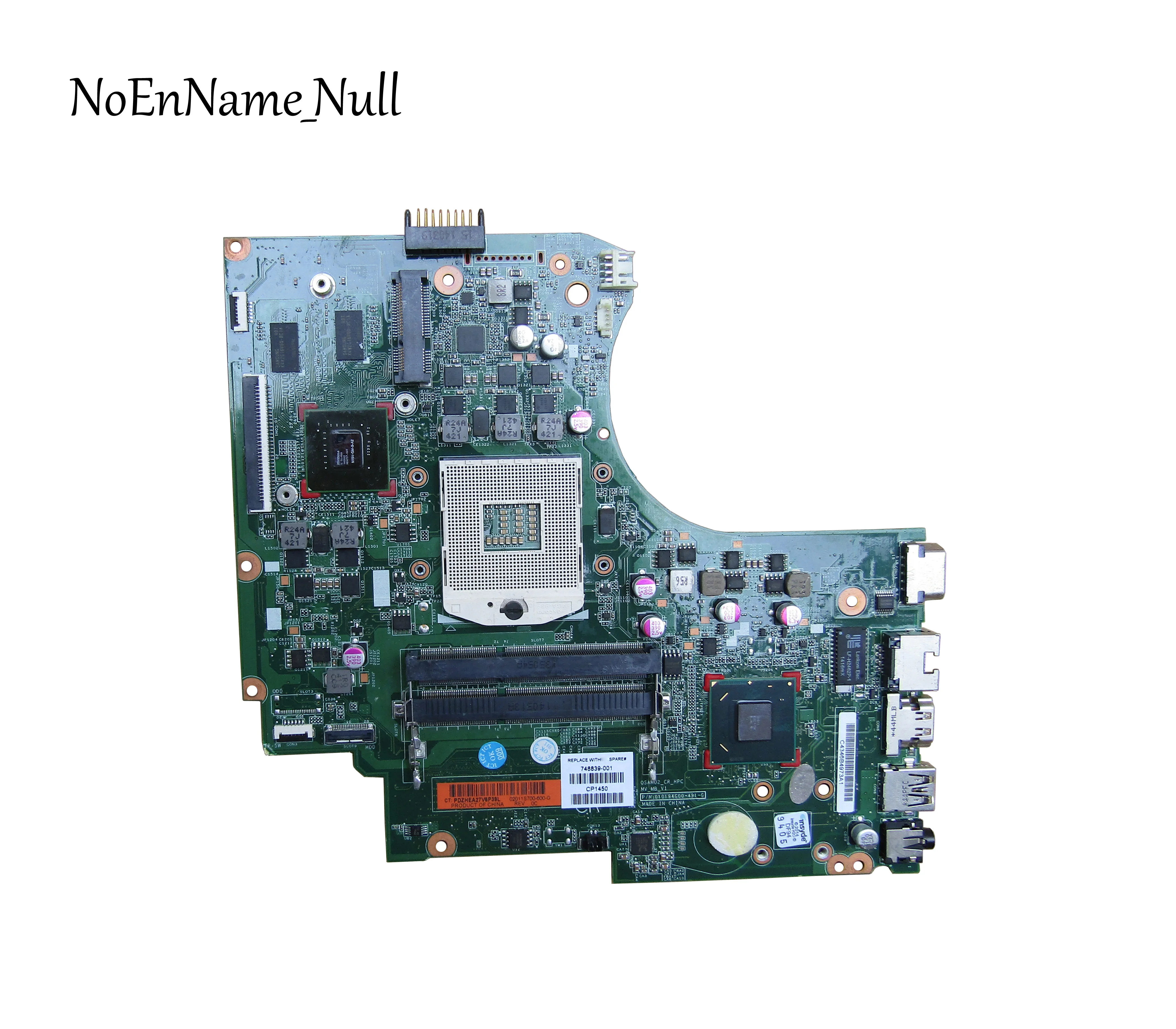  748839-001 Free shipping 748839-501 board for HP 15 15-D 250-G2 laptop motherboard with HM76 chipse