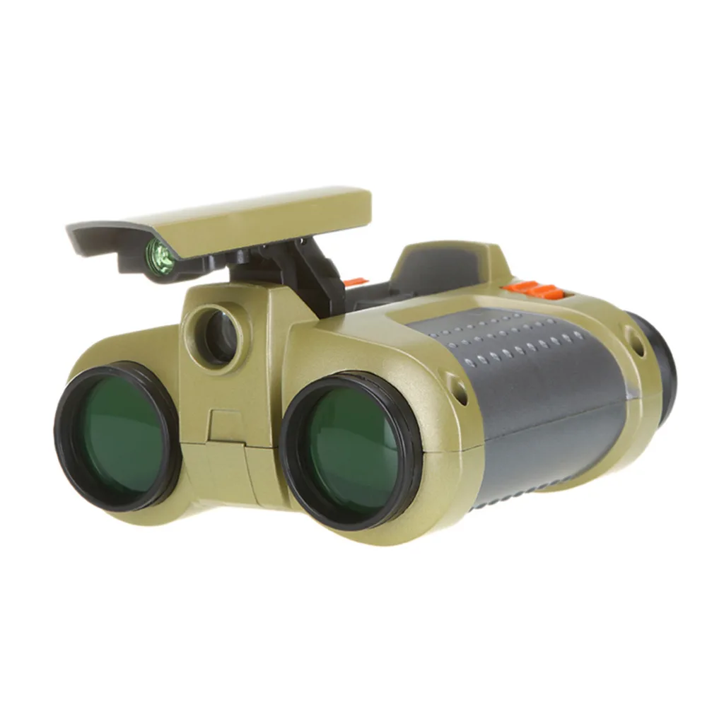 Бинокулярный телескоп 4x30, всплывающий светильник, бинокль ночного видения, новинка, детские игрушки для мальчиков, подарки