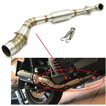 

NMAX-155 Exhaust Muffler Front & Middle Link Pipe Slip-on Escape Enhanced Air Pressure For Yamaha NMAX 155 NMAX 155 Nmax155
