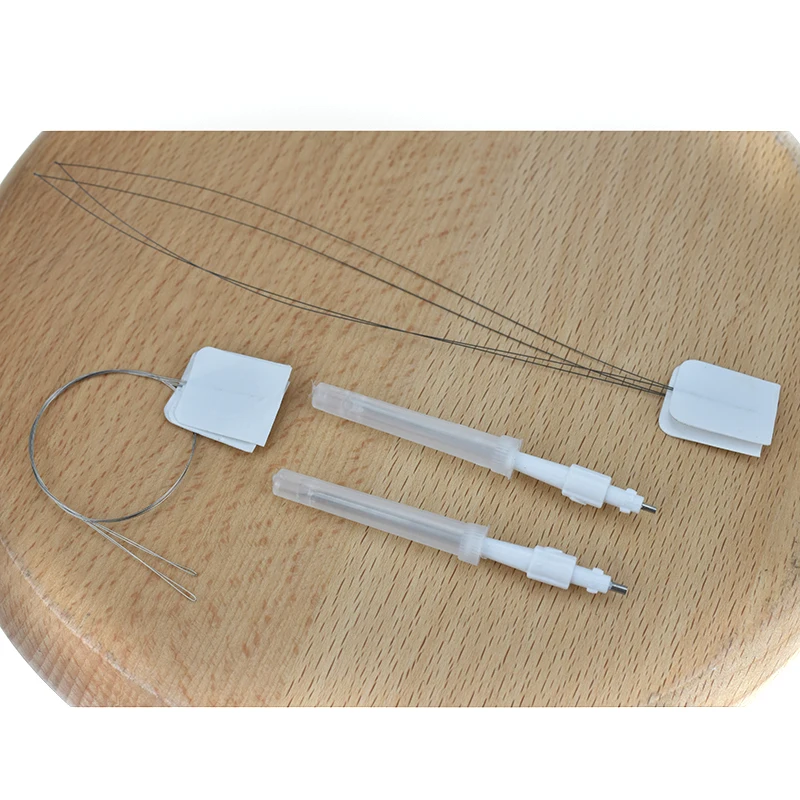 Punch Embroidery Needles Practical Women Embroidery Stitching Punch Pen Set Craft Tool With Patterns For Embroidery DIY Sewing  (10)